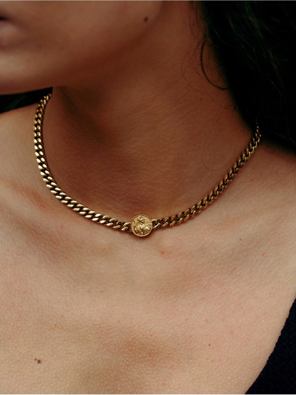 Apollonia Athena Necklace 18carat gold vermeil- Women Jewelry